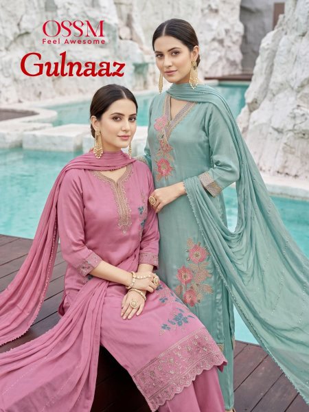 Gulnaaz Vol 1 By Ossm Viscose Kurti With Bottom Dupatta 